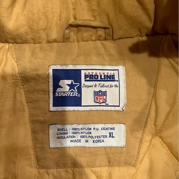 San Francisco 49’ers NFL Pro Line starter jacket XL detachable hood. - Picture 10 of 10